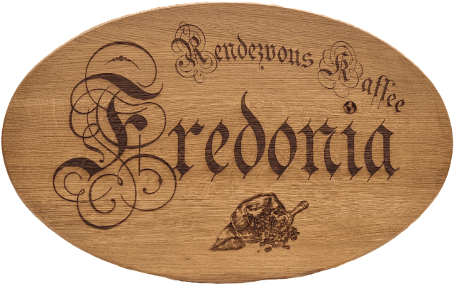 Kaffee Fredonia Schild 01 2